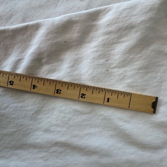 AGOLDE Riley Long High-Rise Straight Jeans sour cream‎ white 28 - Picture 4 of 12